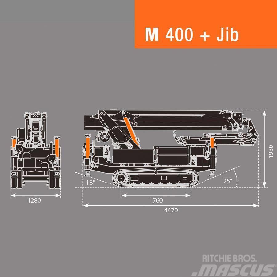 BG Lift M400 Minikraan / Mini-rupskraan / Glaskraan Minikraanad