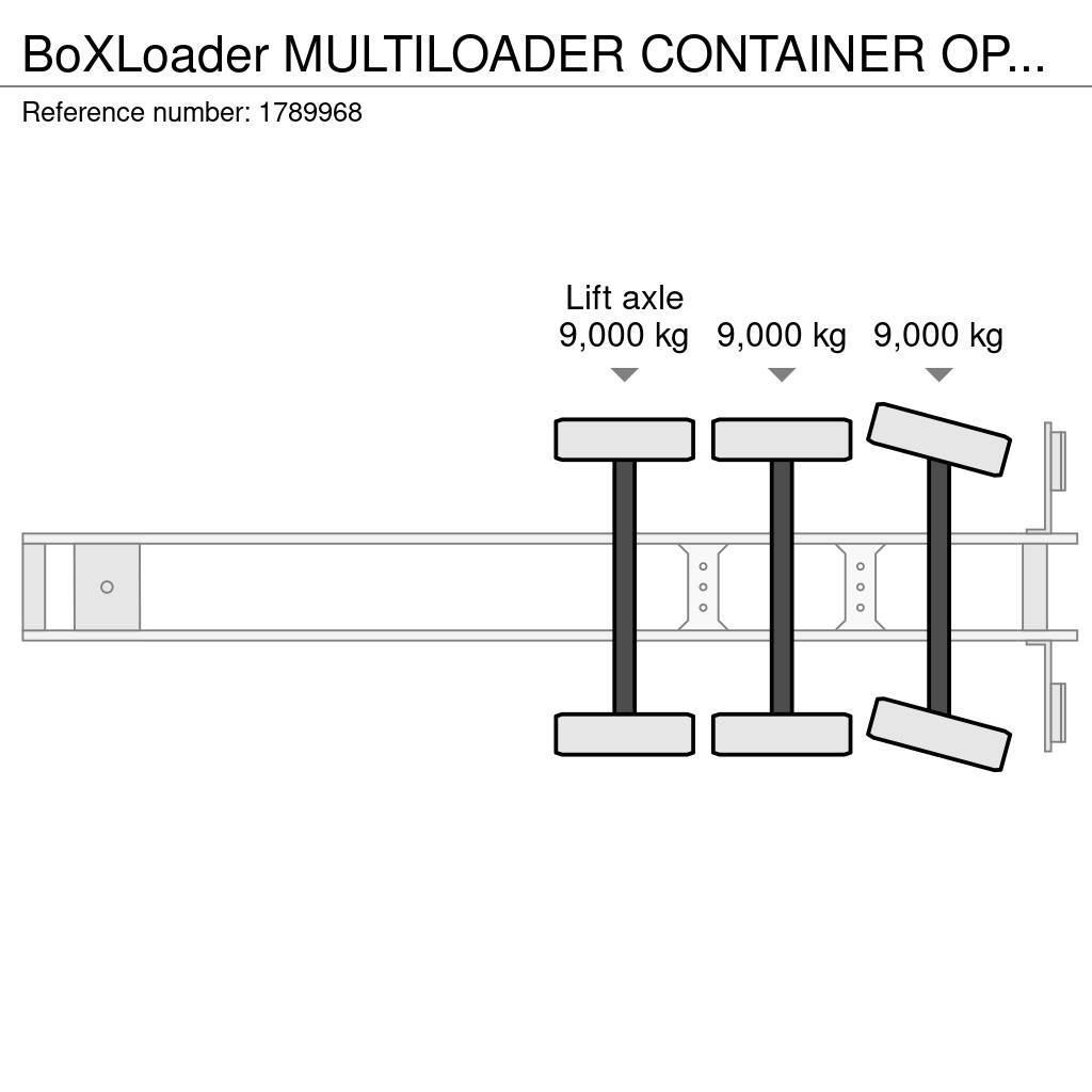  BOXLOADER MULTILOADER CONTAINER OPLEGGER/TRAILER/A Konteinerveo poolhaagised