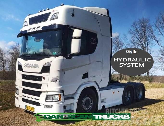 Scania R500 6x2 2950mm Gylle Hydr. Sadulveokid
