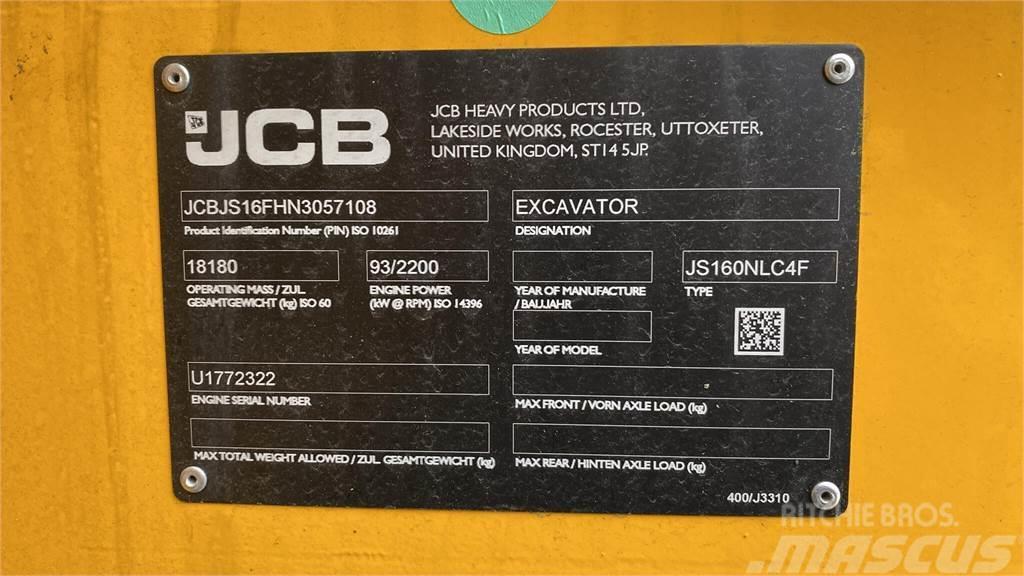 JCB JS160 Roomikekskavaatorid