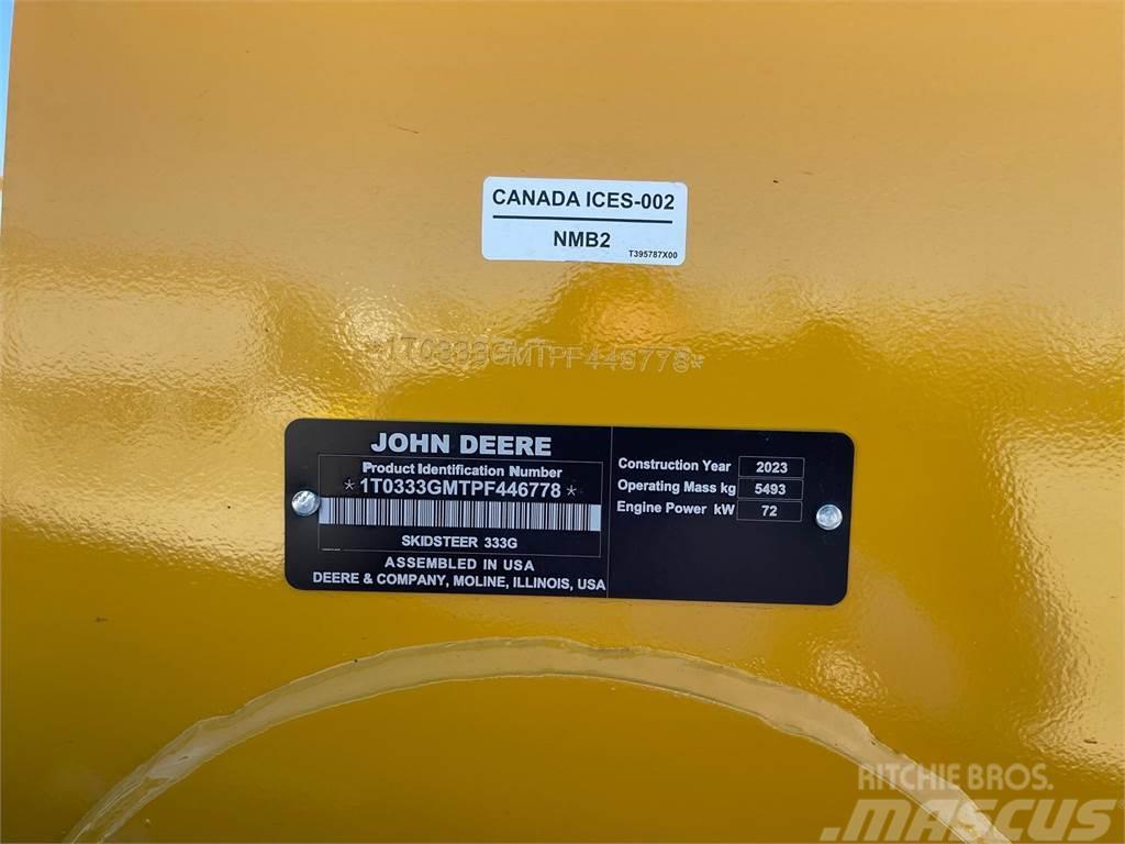 John Deere 333G Kompaktlaadurid