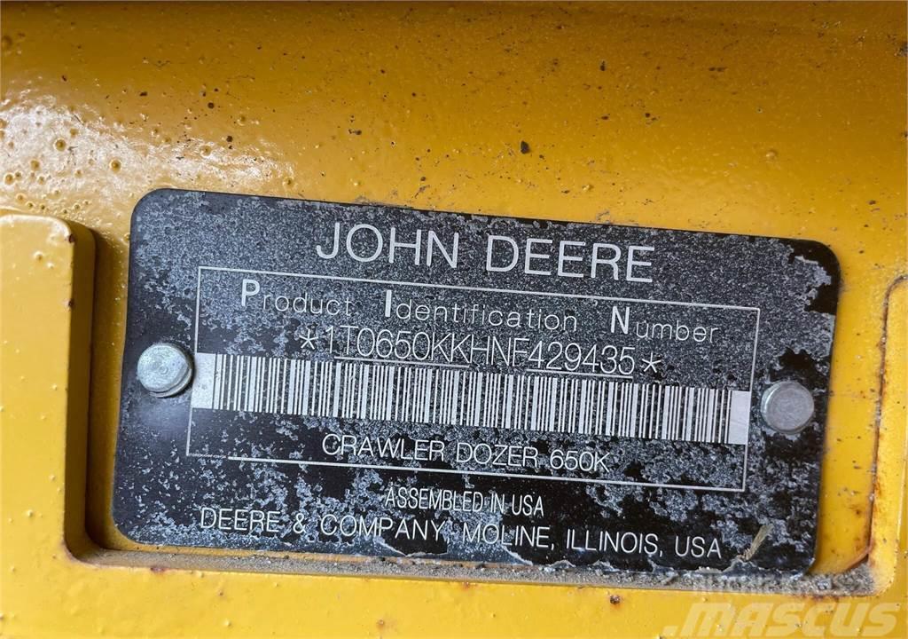 John Deere 650K LGP Buldooserid