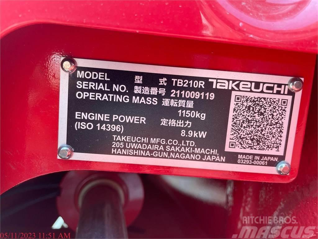 Takeuchi TB210R Miniekskavaatorid < 7 t