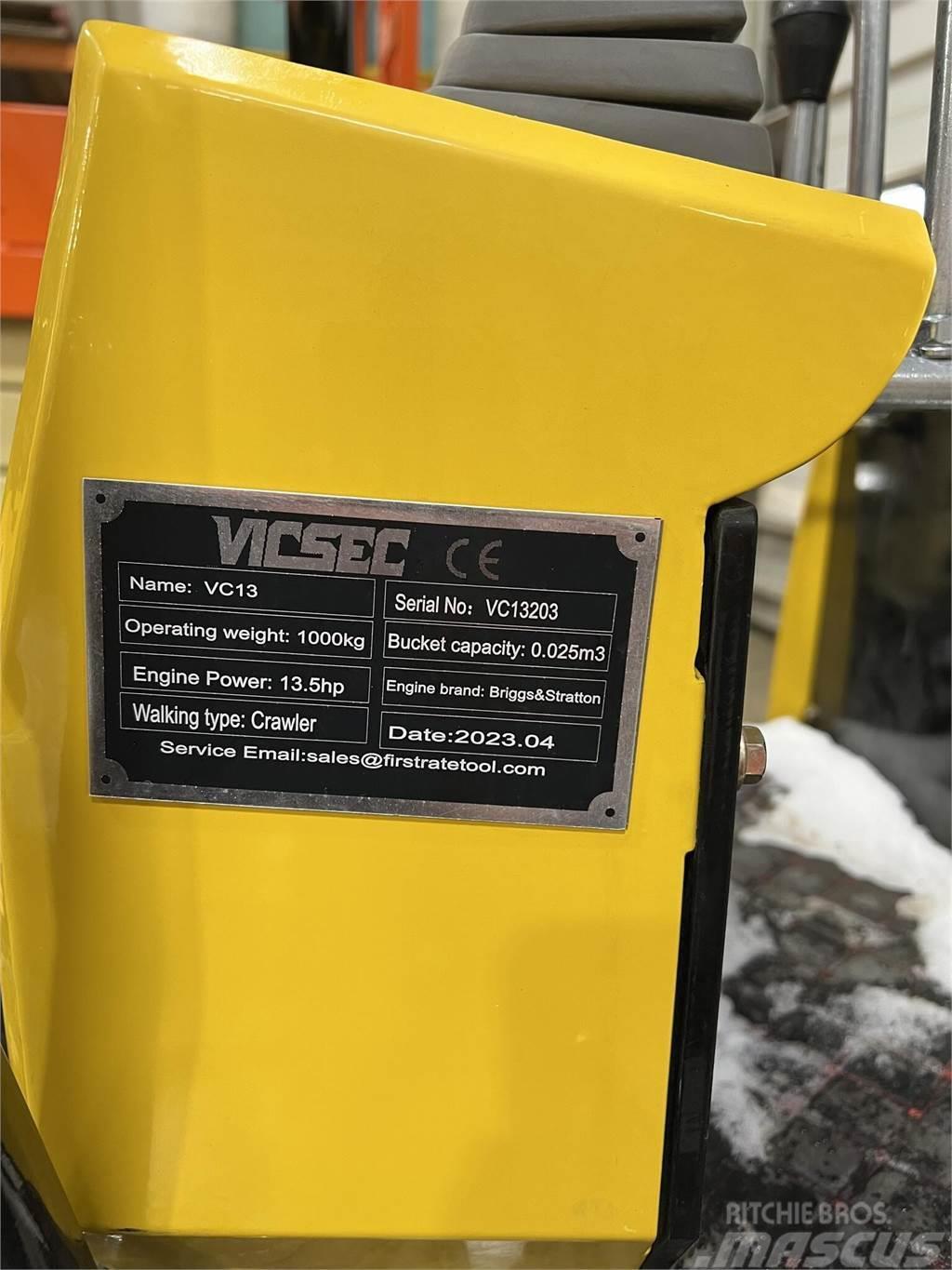  VICSEC VC13 Miniekskavaatorid < 7 t
