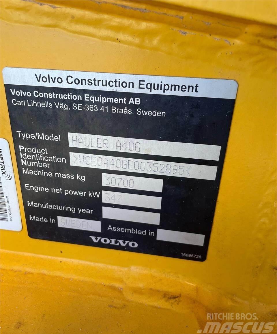 Volvo A40G Liigendraamiga pinnaseveokid
