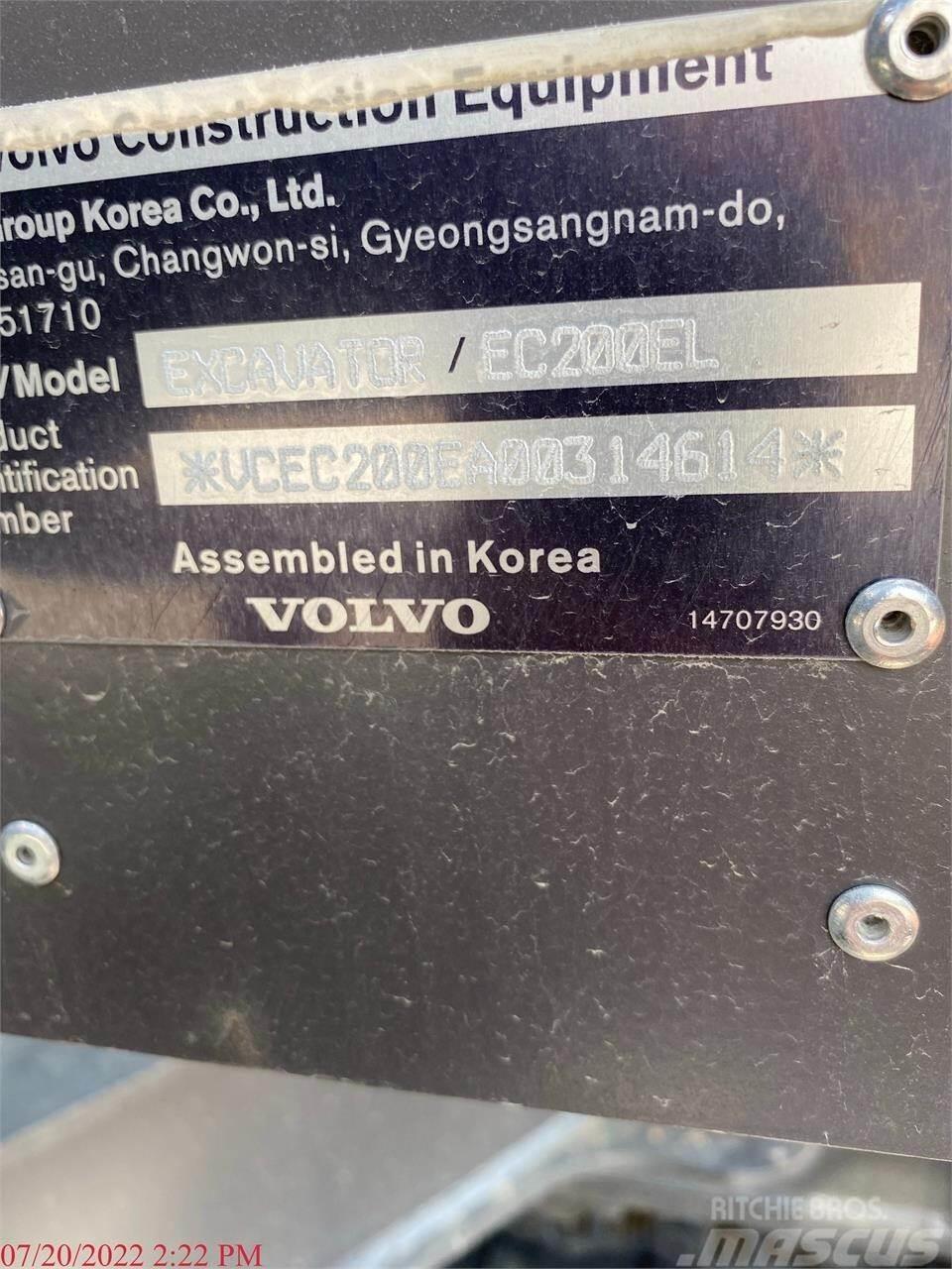 Volvo EC200EL Roomikekskavaatorid