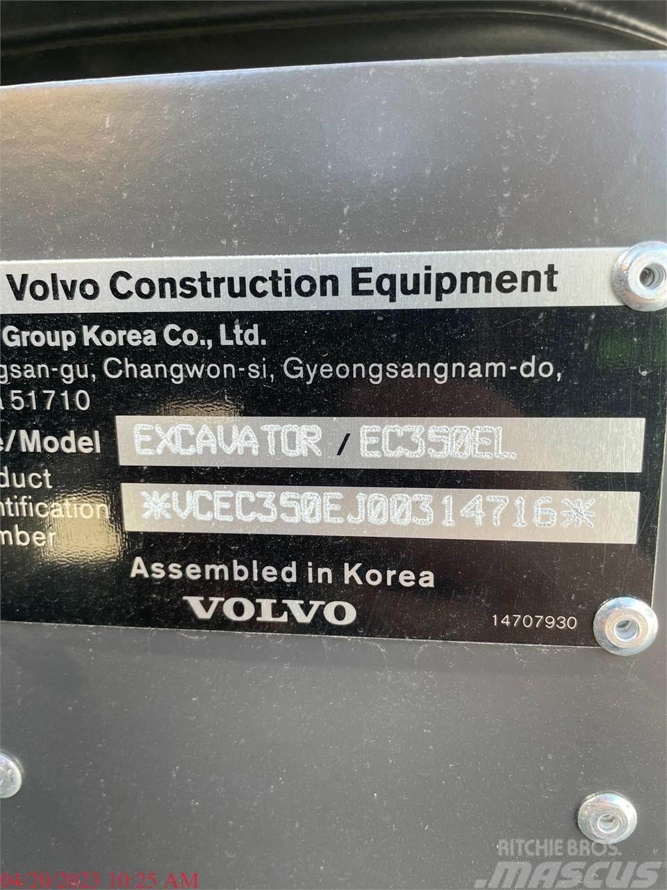 Volvo EC350EL Roomikekskavaatorid