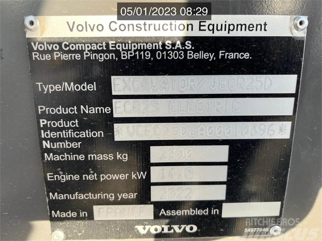 Volvo ECR25 ELECTRIC Miniekskavaatorid < 7 t