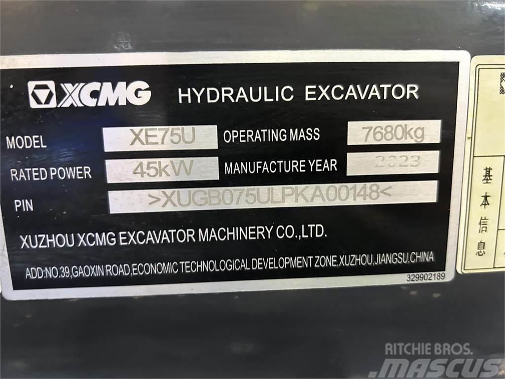 XCMG XE75U Roomikekskavaatorid