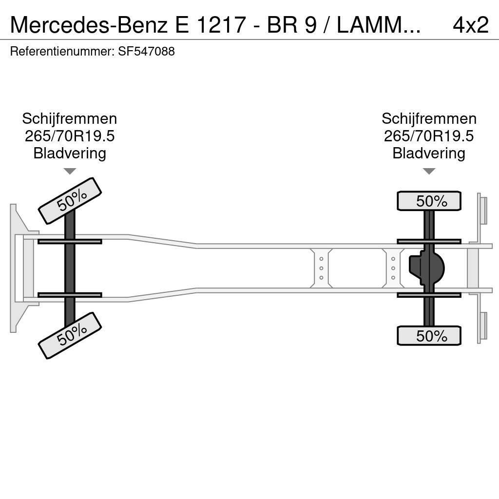Mercedes-Benz E 1217 - BR 9 / LAMMES - BLATT - SPRING / EFFER KR Madelautod