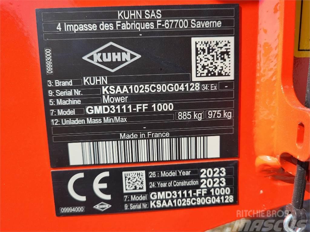 Kuhn GMD 3111 FF / 1000 Muljurniidukid