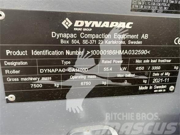 Dynapac CA1400D Ühe trumliga rullid