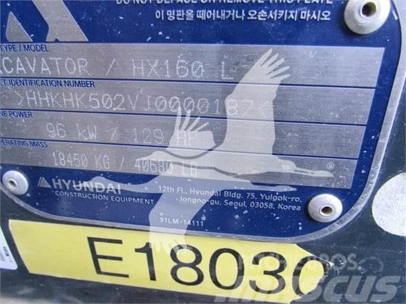 Hyundai HX160L Roomikekskavaatorid