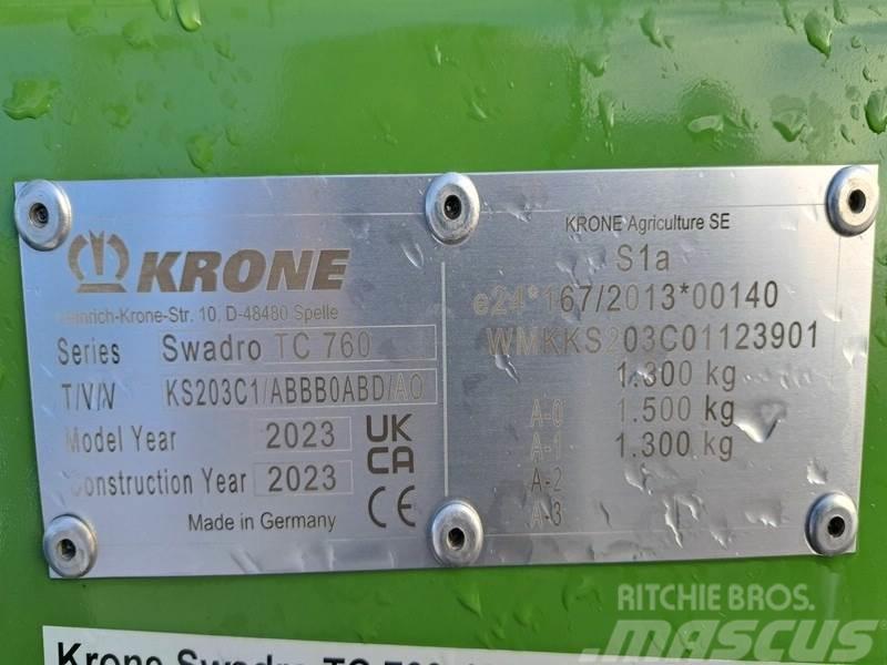 Krone Swadro TC 760 Iseliikuvad niidukid-vaalutid