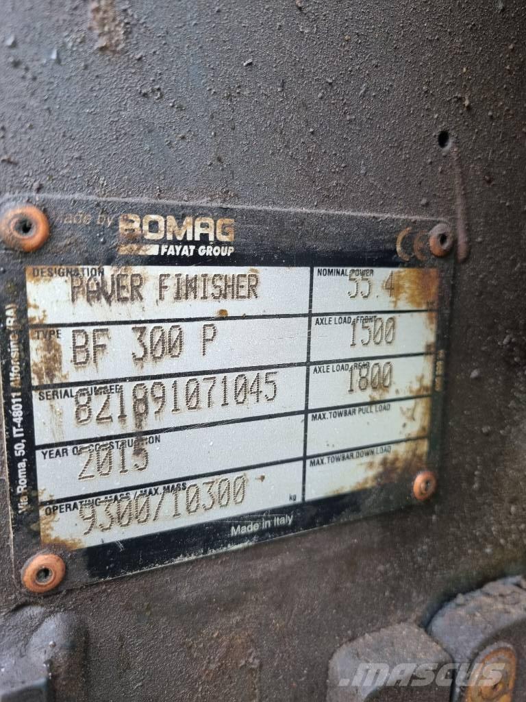 Bomag BF 300 P Asfaldilaoturid