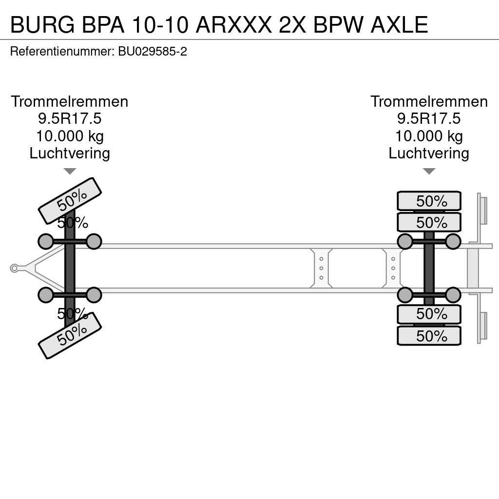Burg BPA 10-10 ARXXX 2X BPW AXLE Vahetuskerehaagised