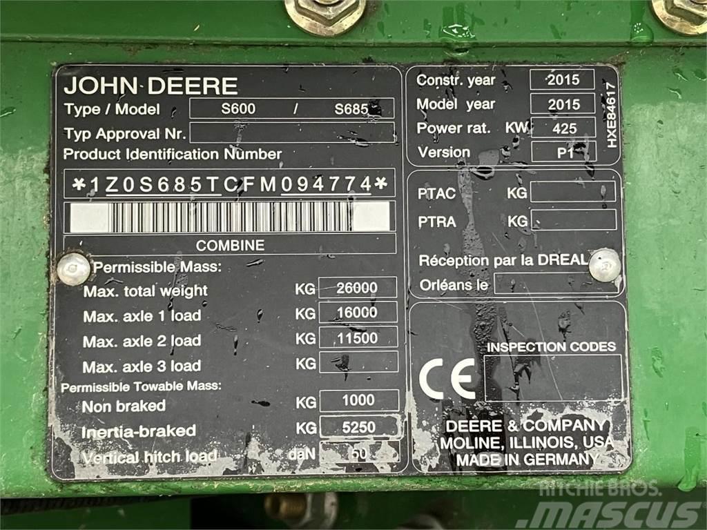 John Deere S685i Teraviljakombainid