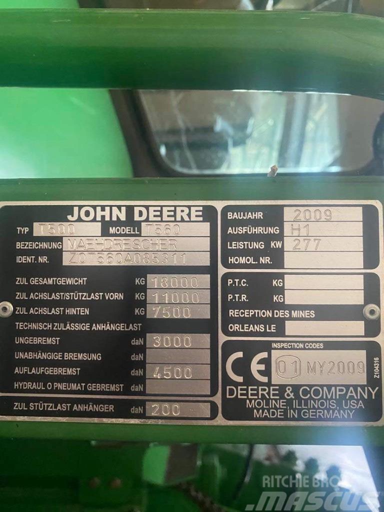 John Deere T 560 Teraviljakombainid