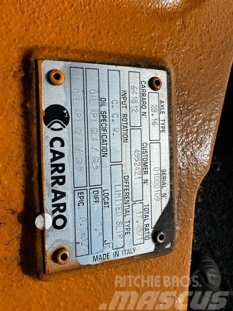 Carraro 28.16 new axles Sillad