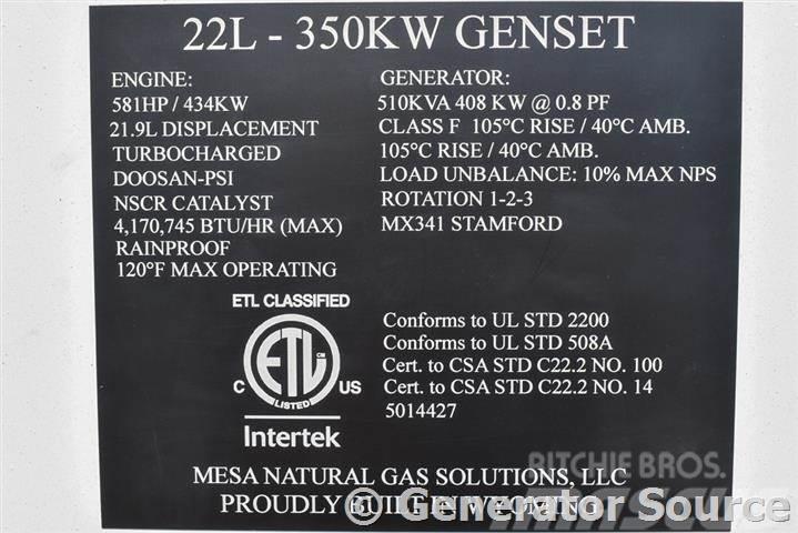 Doosan 350 kW NG - JUST ARRIVED Gaasigeneraatorid