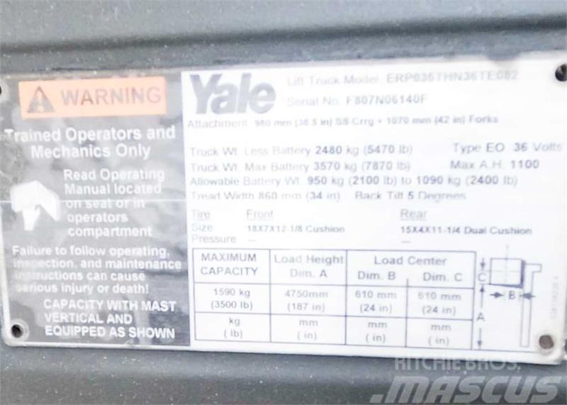 Yale ERP035TH Elektritõstukid