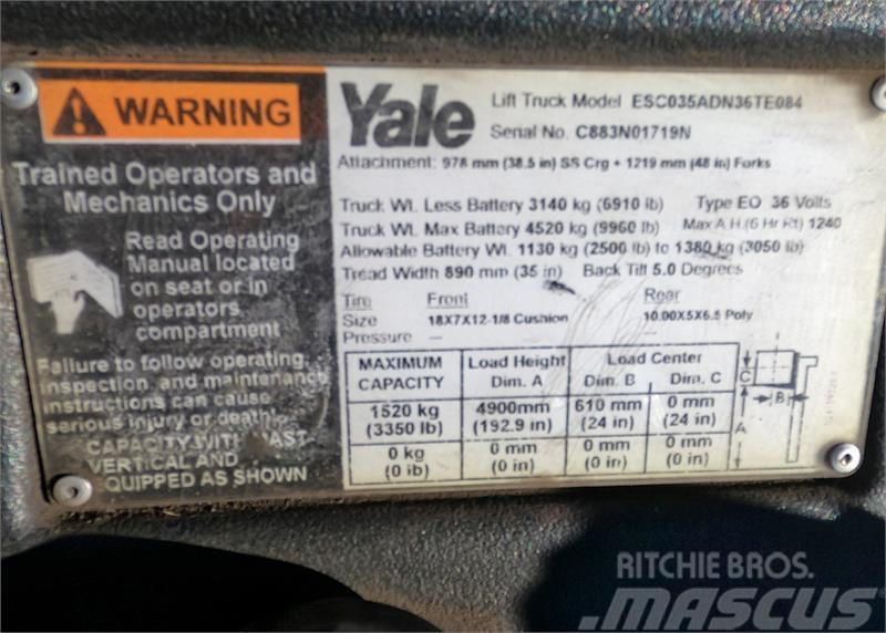 Yale ESC035AC Elektritõstukid