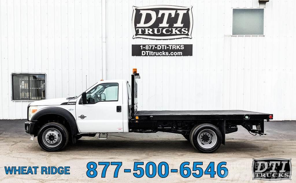 Ford F450 XLT 12' Flatbed Truck, Diesel Auto, Steel Dia Madelautod