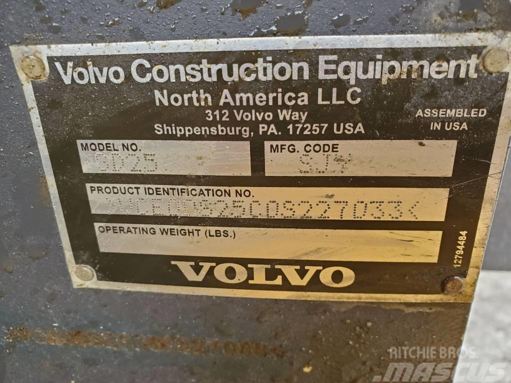 Volvo SD 25 Ühe trumliga rullid