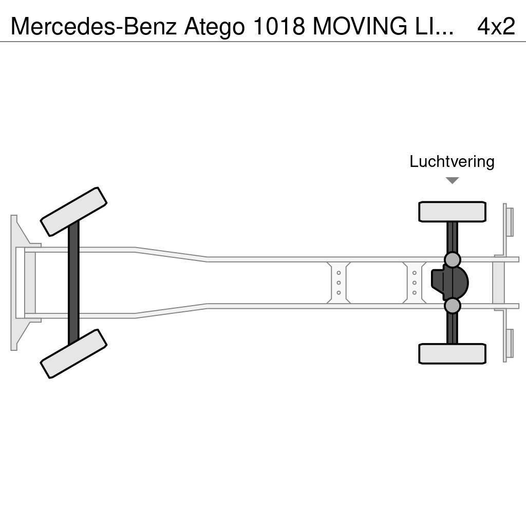 Mercedes-Benz Atego 1018 MOVING LIFT - GOOD WORKING CONDITION Furgoonautod