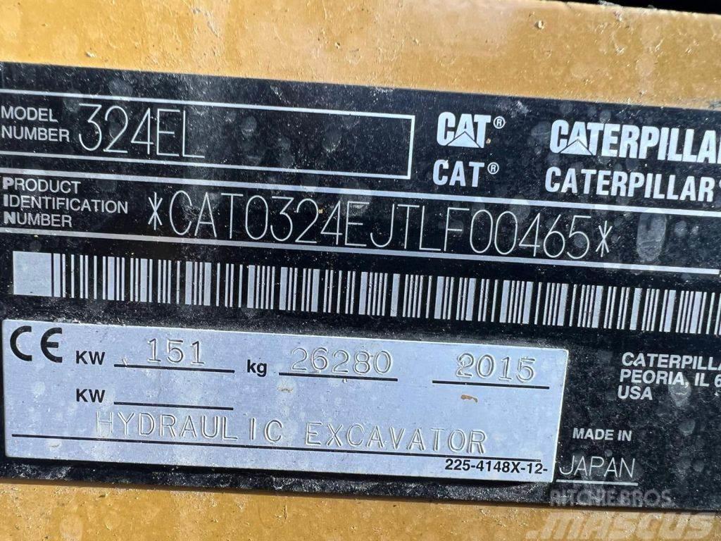 CAT 324EL 9655 HOURS Roomikekskavaatorid
