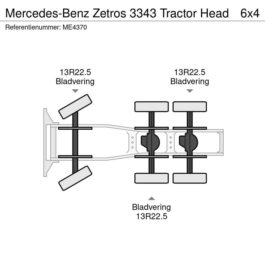 Mercedes-Benz Zetros 3343 Tractor Head Sadulveokid