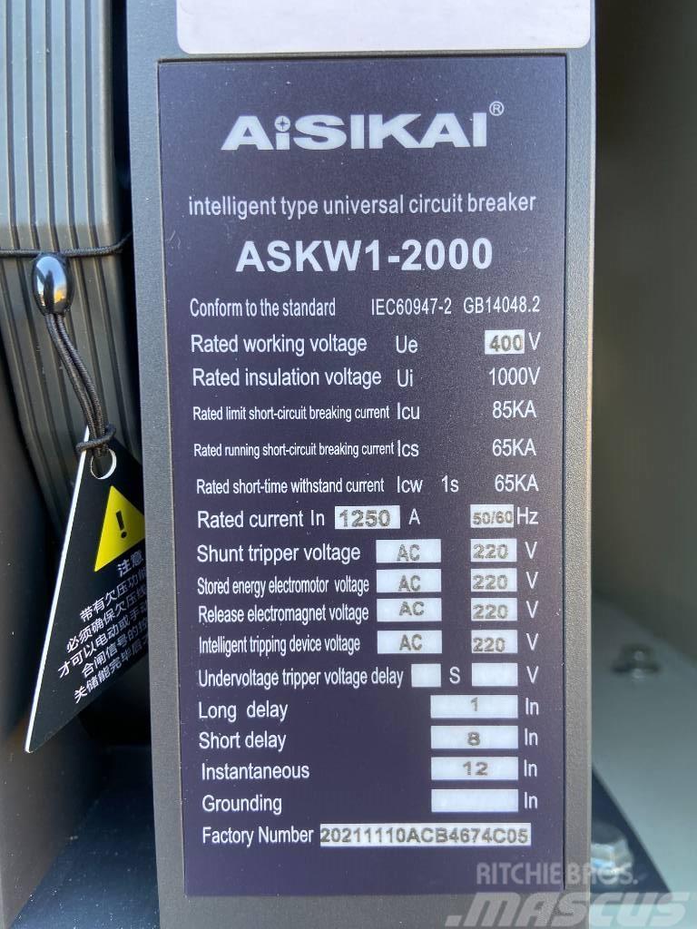 Aisikai ASKW1-2000 - Circuit Breaker 1250A - DPX-3 Muu
