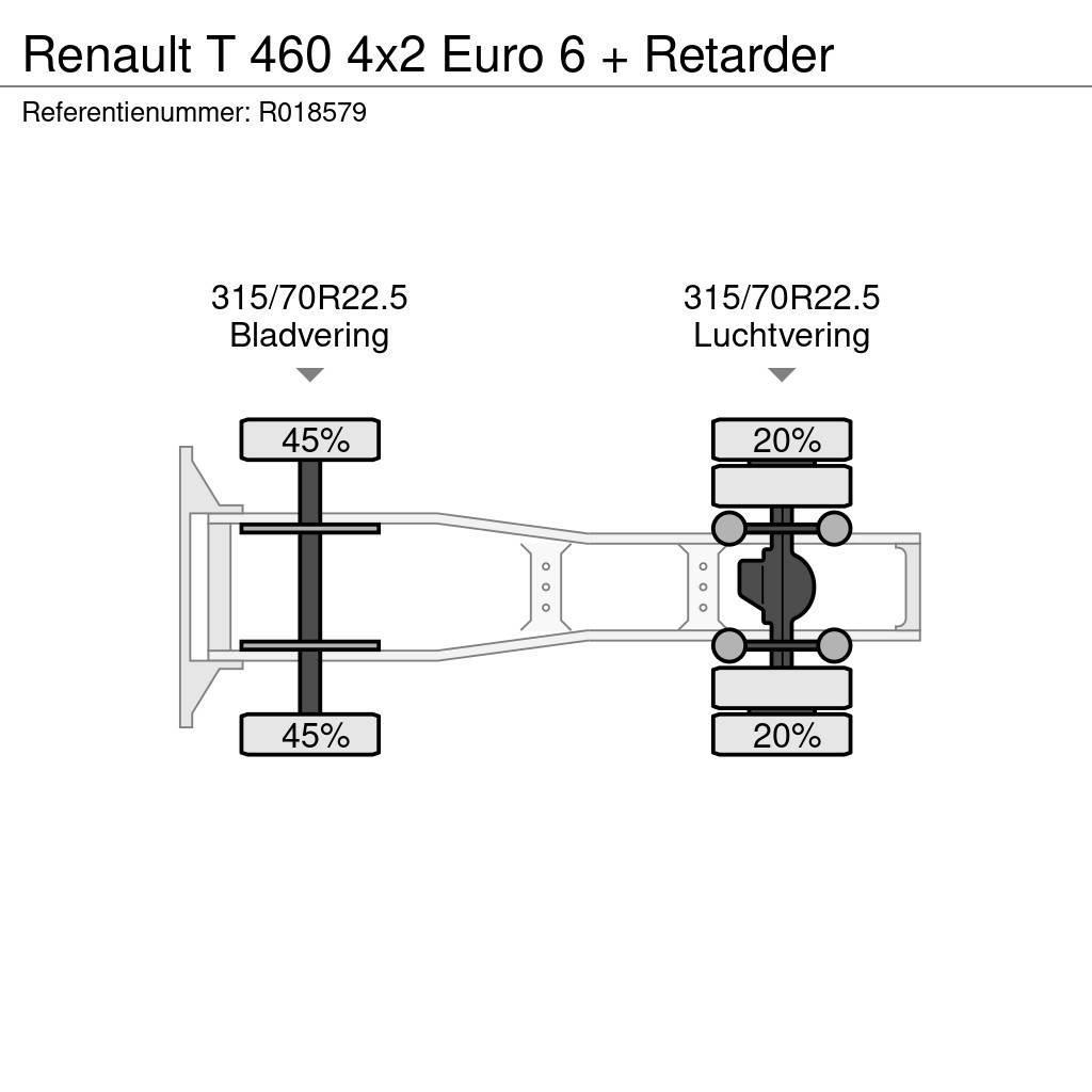 Renault T 460 4x2 Euro 6 + Retarder Sadulveokid