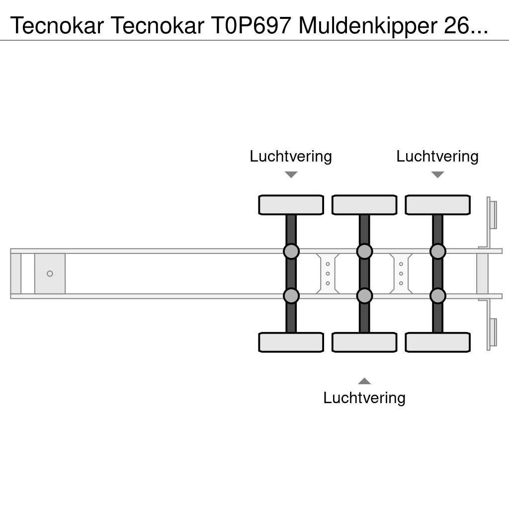  Tecnokar T0P697 Muldenkipper 26cbm Kallur-poolhaagised