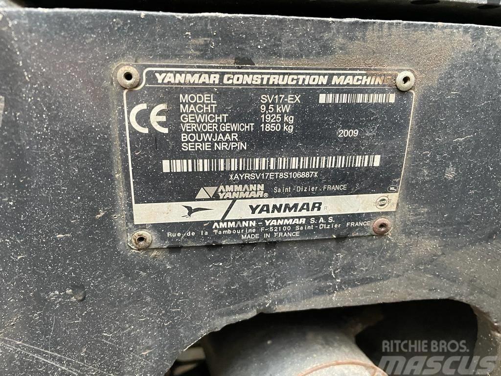Yanmar SV 17 EX Miniekskavaatorid < 7 t