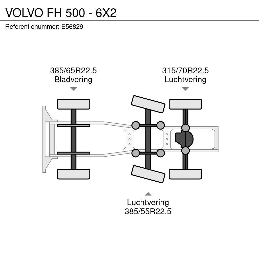 Volvo FH 500 - 6X2 Sadulveokid