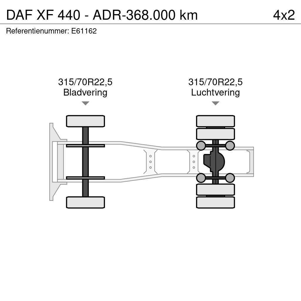 DAF XF 440 - ADR-368.000 km Sadulveokid