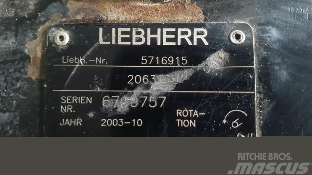 Liebherr 5716915 - L574/L580 - Drive pump/Fahrpumpe/Rijpomp Hüdraulika