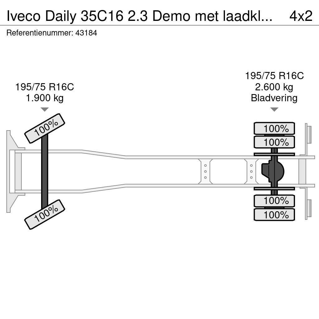 Iveco Daily 35C16 2.3 Demo met laadklep Just 2.254 km! Furgoonautod