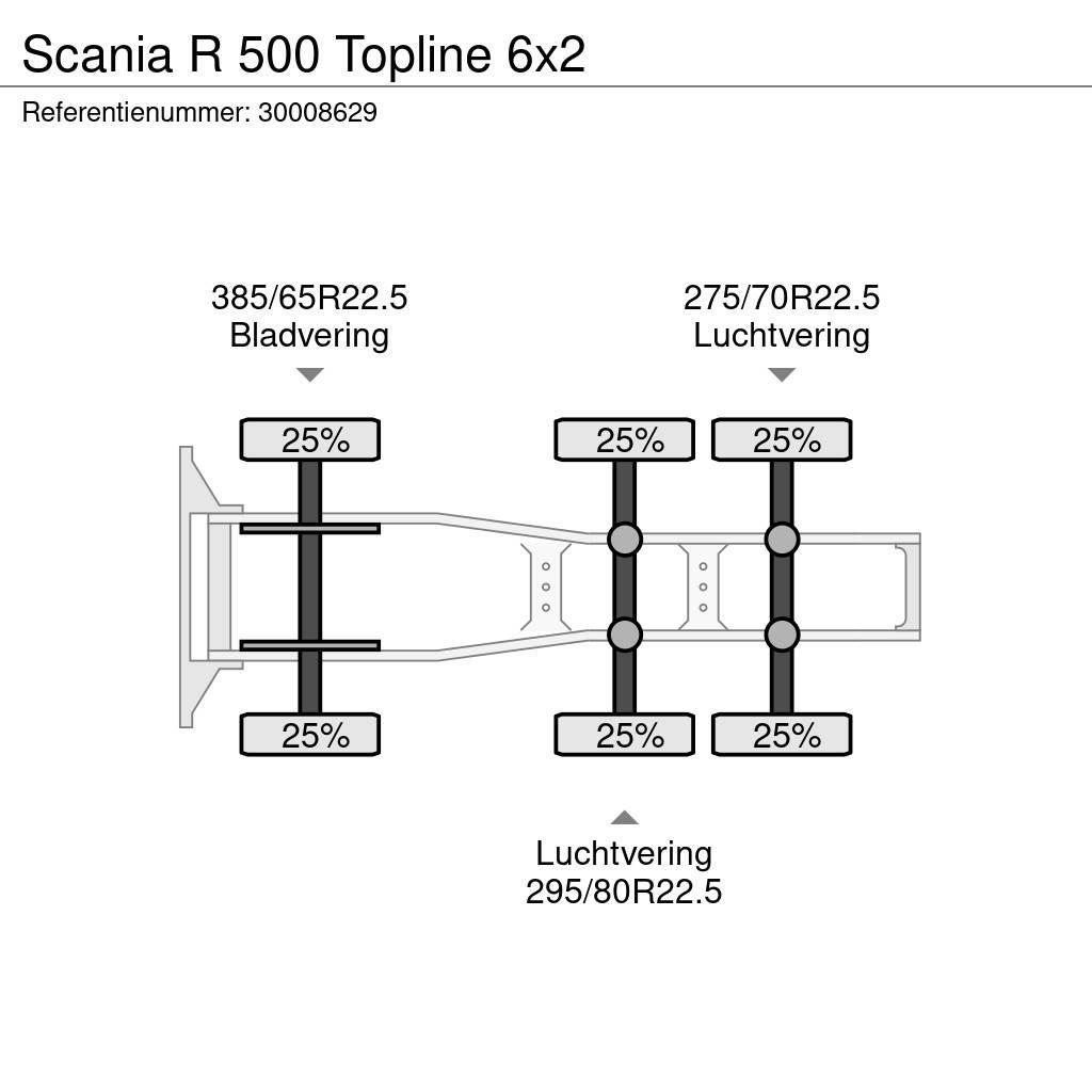 Scania R 500 Topline 6x2 Sadulveokid