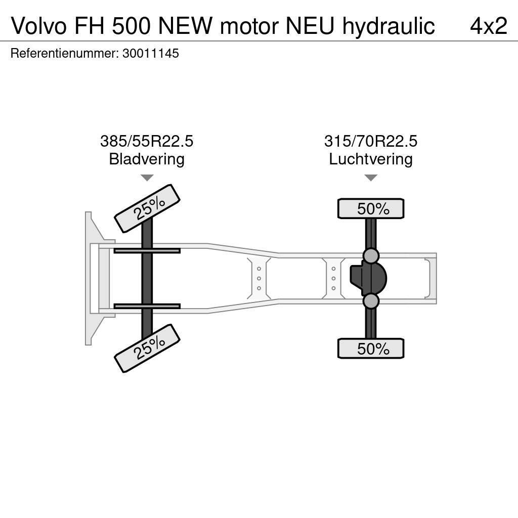 Volvo FH 500 NEW motor NEU hydraulic Sadulveokid