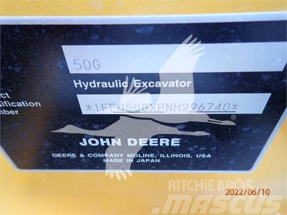 John Deere 50G Miniekskavaatorid < 7 t