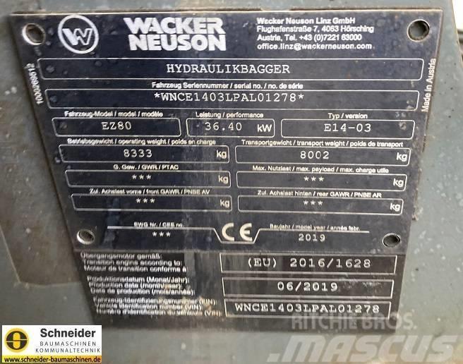 Wacker Neuson EZ 80 Väikeekskavaatorid 7t-12t