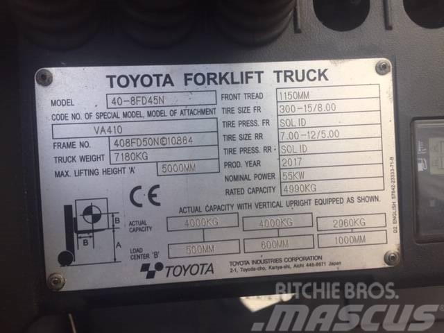 Toyota 40-8FD45N Diiseltõstukid