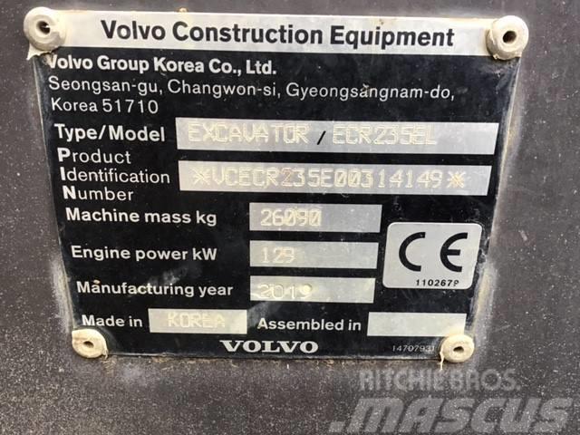 Volvo ECR 235 EL Roomikekskavaatorid