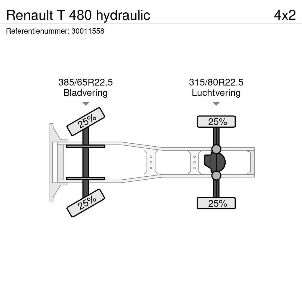 Renault T 480 hydraulic Sadulveokid
