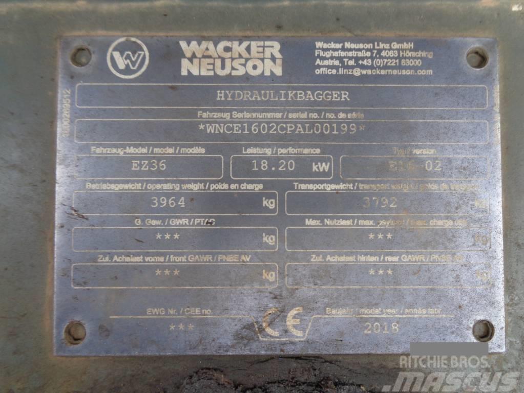 Wacker Neuson EZ36 Roomikekskavaatorid