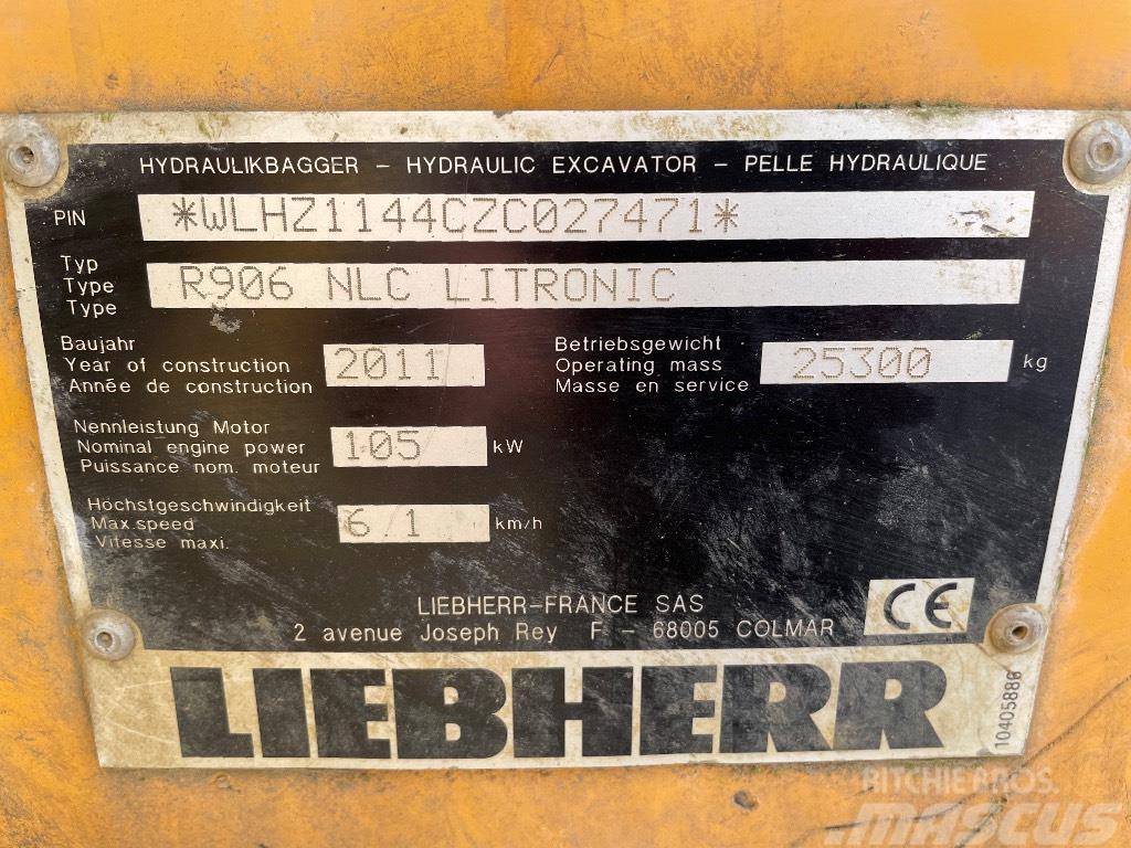 Liebherr R906 części Parts for LIEBHERR R906 Raamid