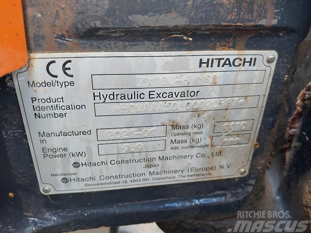 Hitachi ZX10U-6 Miniekskavaatorid < 7 t