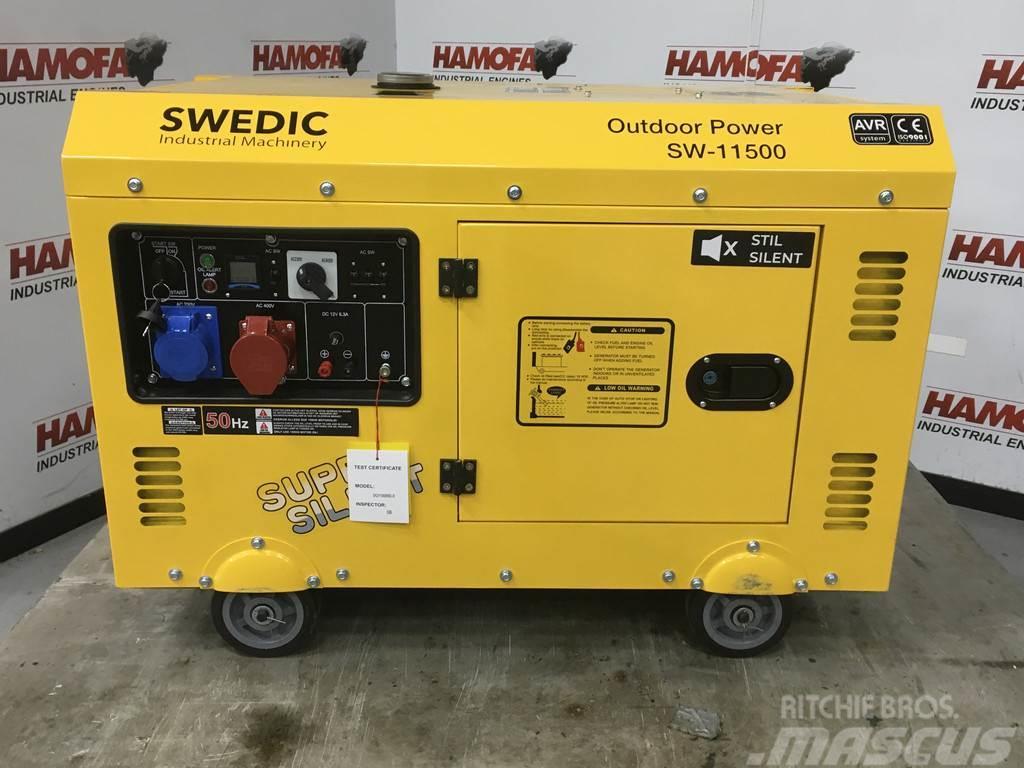  SWEDIC SW-11500 GENERATOR 10KVA NEW Diiselgeneraatorid